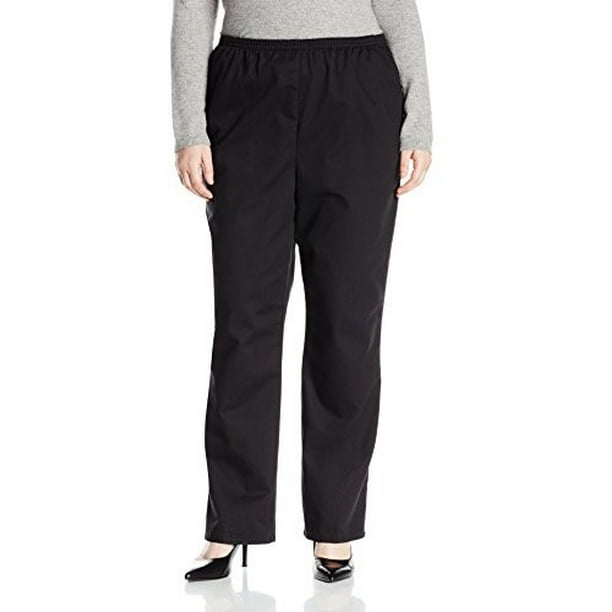Chic Classic Collection Womens Plus Size Knit Pull-on Pant
